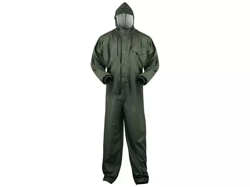 Spuitoverall PU olijfgroen