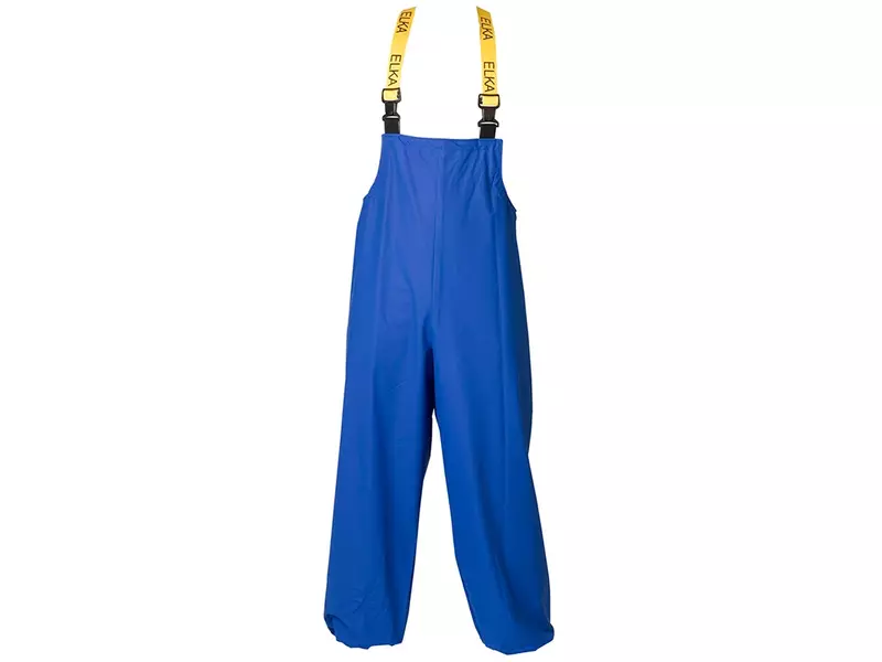 Elka Amerikaanse regenoverall PU/nylon korenblauw