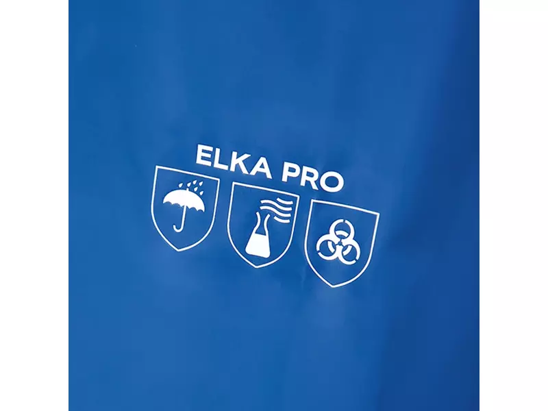 Elka Pro Bib Brace Amerikaanse spuitoverall nylon PU versterkt korenblauw