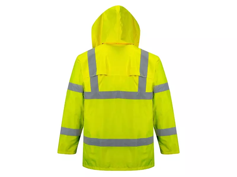 Portwest H440 Hi-Vis regenjas met capuchon fluo geel