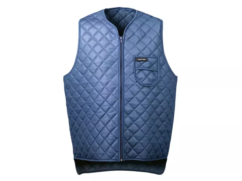 Thermo-vest polyester marineblauw