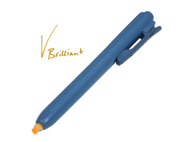 Detectamet markeerstift detecteerbaar inklikbaar fluorescerende inkt oranje