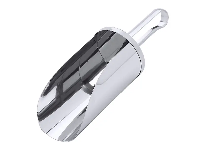Handschep met vlak handvat RVS 18/10