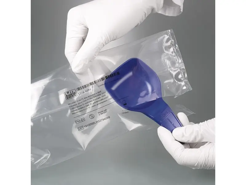 Maatlepel detecteerbaar steriel PS 1 ml blauw