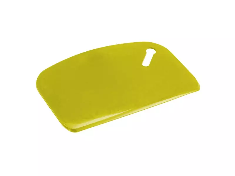 Detectamet handschraper klein flexibel detecteerbaar 160 mm geel