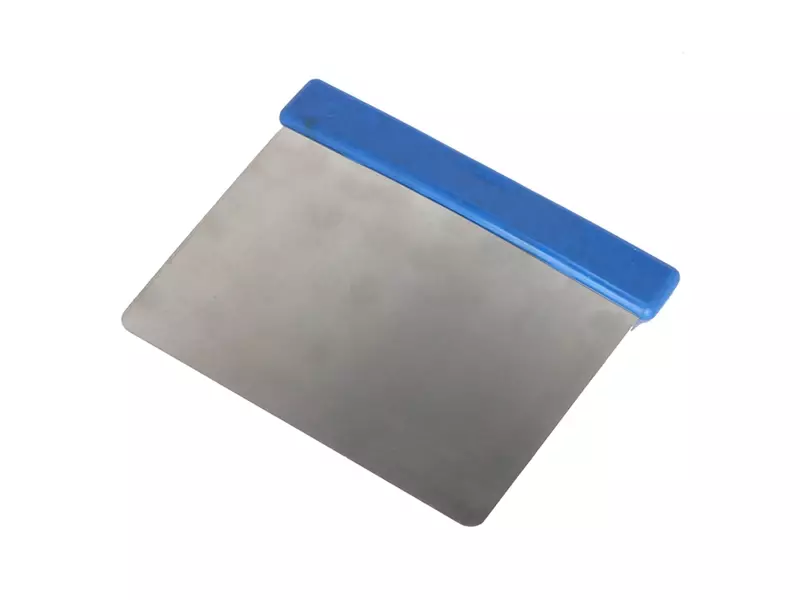 Detectamet handschraper RVS blad detecteerbaar 120 mm blauw