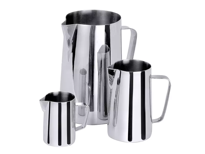 Schenkbeker recht smalle schenkmond RVS 18/10 5 liter