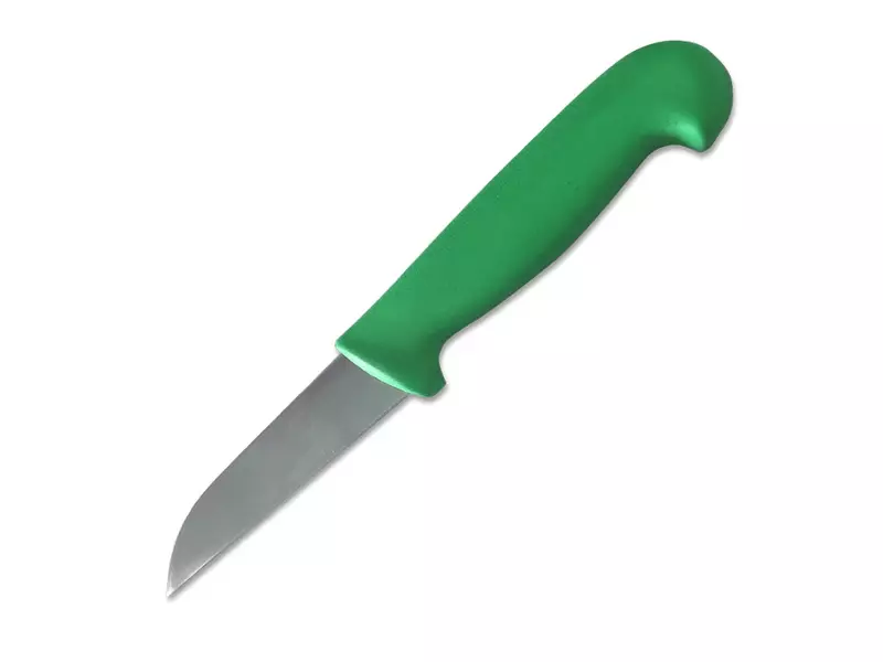 Groentemes detecteerbaar recht lemmet 9 cm groen