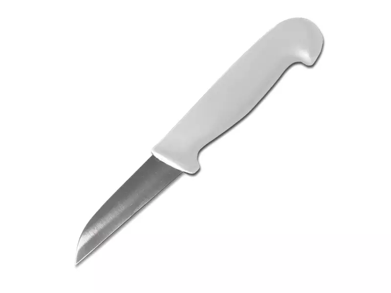 Groentemes detecteerbaar recht lemmet 9 cm wit
