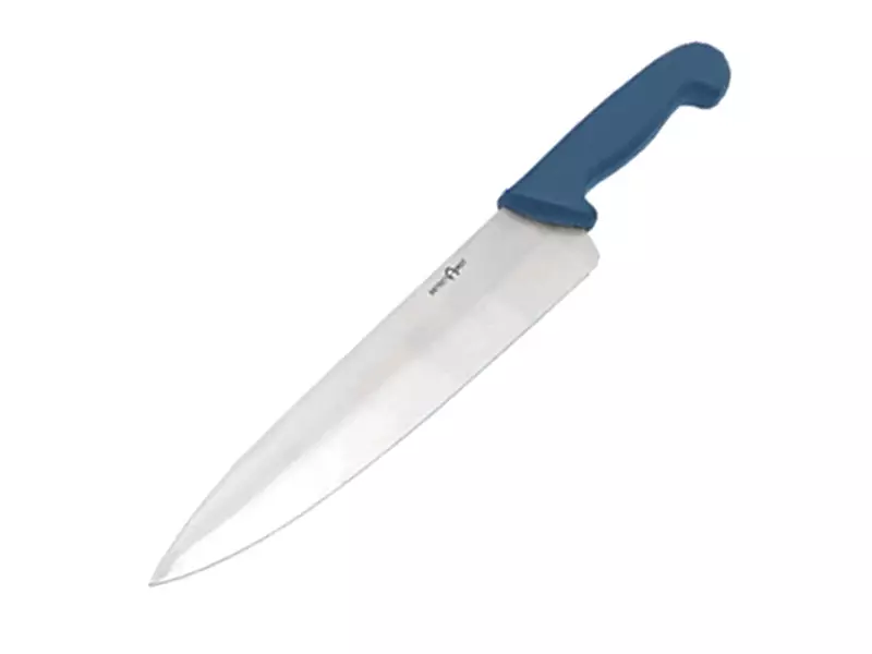 Koksmes detecteerbaar 25 cm blauw