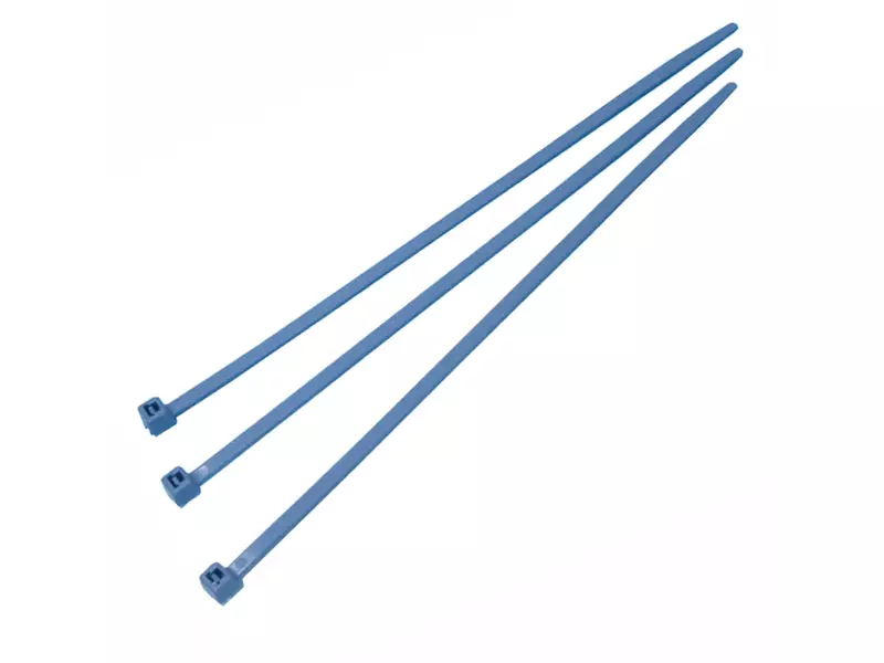 HellermannTyton 111-01341 PA66MP+ bundelband polyamide detecteerbaar blauw