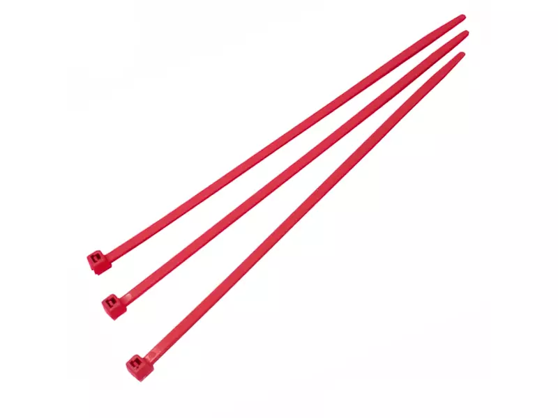HellermannTyton 111-01402 PA66MP+ bundelband polyamide detecteerbaar rood
