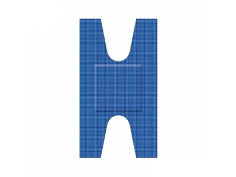 Detectaplast 8246 Elastic kneukel pleisters detecteerbaar blauw 68x38 mm