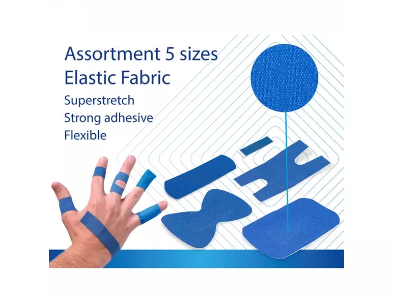 Detectaplast 8142EPH Elastic pleisters detecteerbaar blauw 5 formaten
