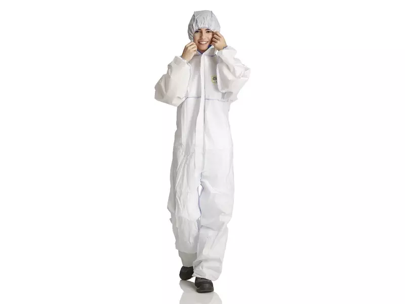ProSafe LIGHT wegwerpoverall met capuchon wit