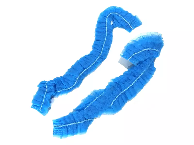 Disposable baardmasker wokkel non-woven polypropyleen blauw