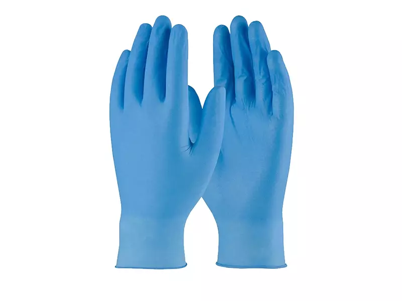 Hycare disposable handschoen nitril ongepoederd 240 mm blauw