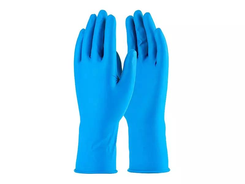 Disposable handschoen high risk nitril ongepoederd 300 mm