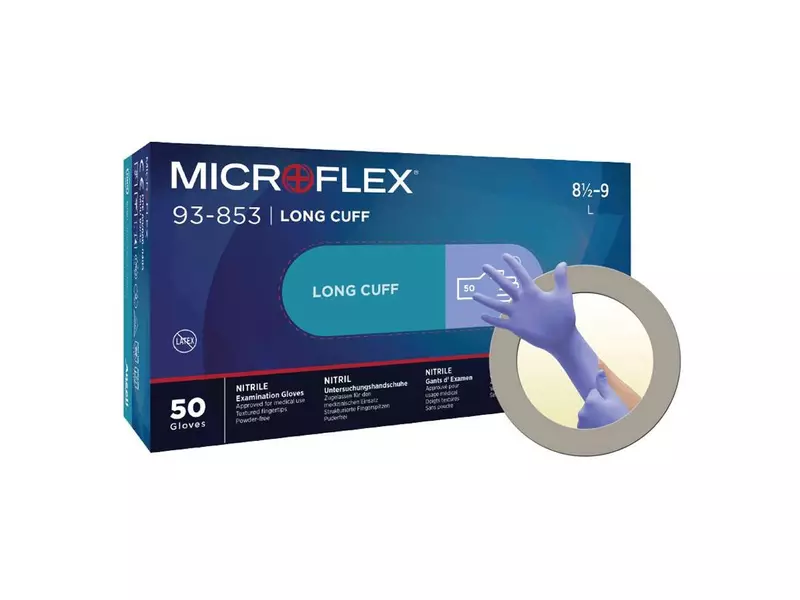 Ansell Microflex 93-853 disposable handschoen nitril chemiebestendig