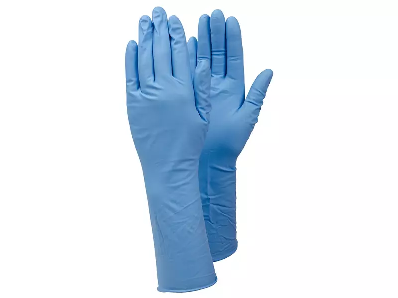 Ejendals Tegera 846 disposable handschoen nitril ongepoederd chemiebestendig