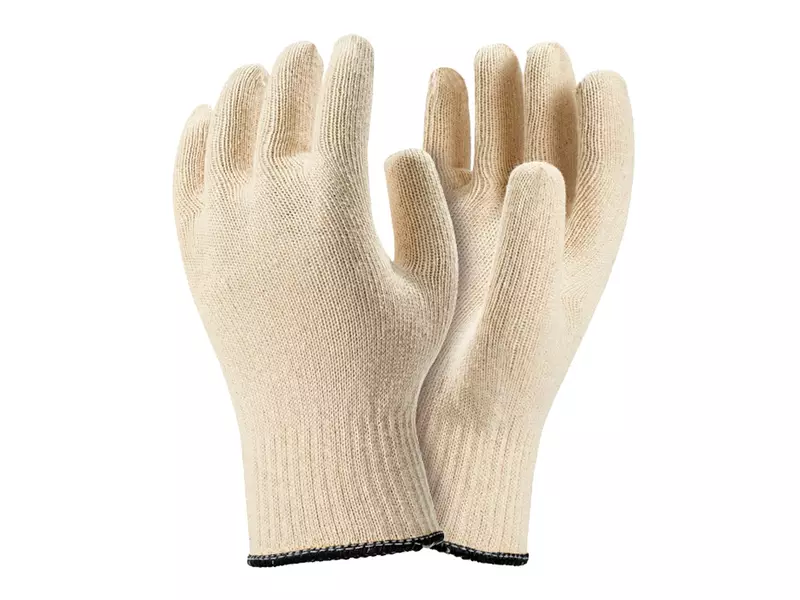 Disposable onderhandschoen heavy katoen rondgebreid