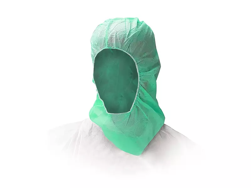 Hycare disposable hoofdkap non-woven astrocap polypropyleen groen