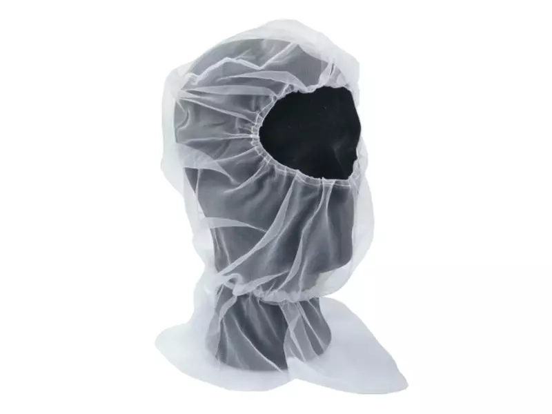 Disposable hoofdkap nylon micromaas astrocap super fijne mazen wit