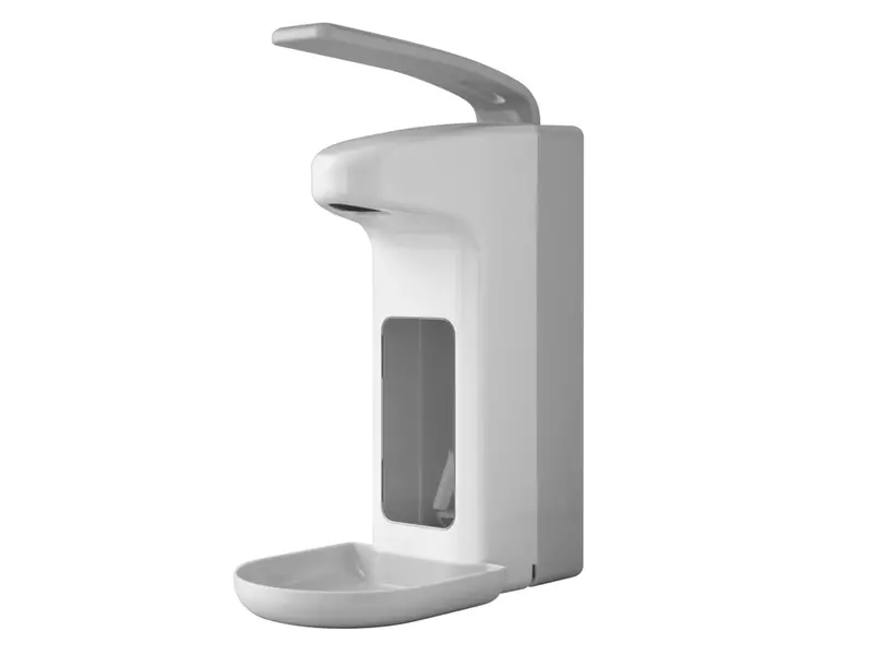 Zeepdispenser met opvangbakje kunststof 500 ml