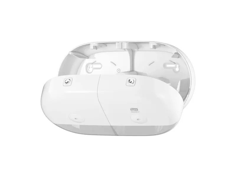 Tork 682008 SmartOne Twin Mini toiletpapier dispenser Elevation T9 zwart