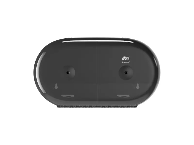 Tork 682008 SmartOne Twin Mini toiletpapier dispenser Elevation T9 zwart