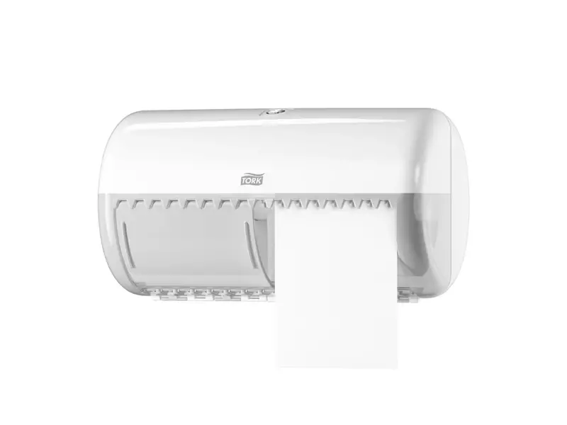 Tork 557000 Twin toiletroldispenser traditioneel T4 wit