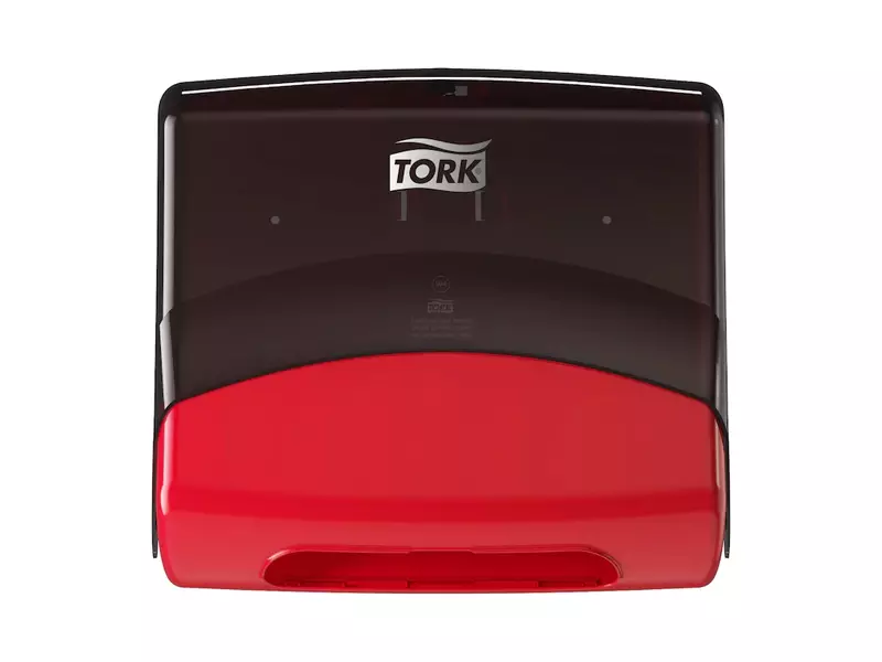 Tork Performance gevouwen reinigingsdoek dispenser W4 zwart/rood