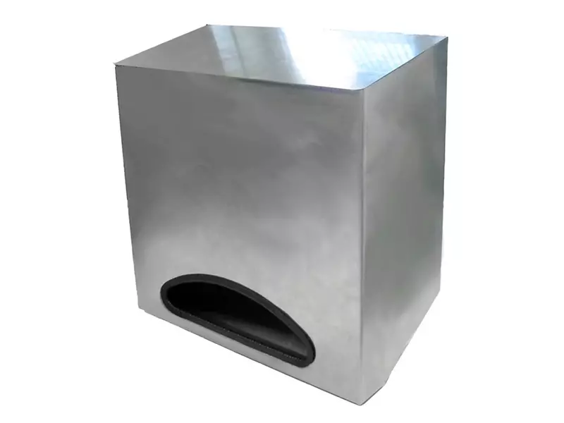 Dispenser universeel RVS met uitgiftesleuf
