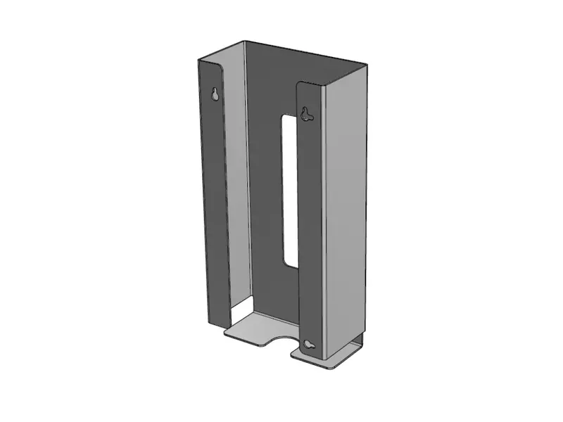 Dispenser RVS horizontaal voor veterinaire handschoenen