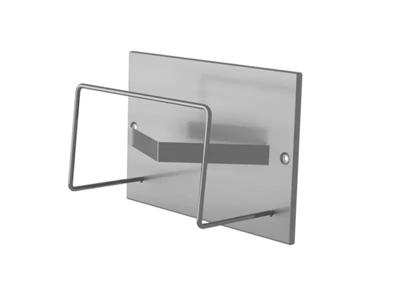 Ophardt Ingo-man 1BF Wall Bracket wandplaat RVS voor 1 dispenserdoosje