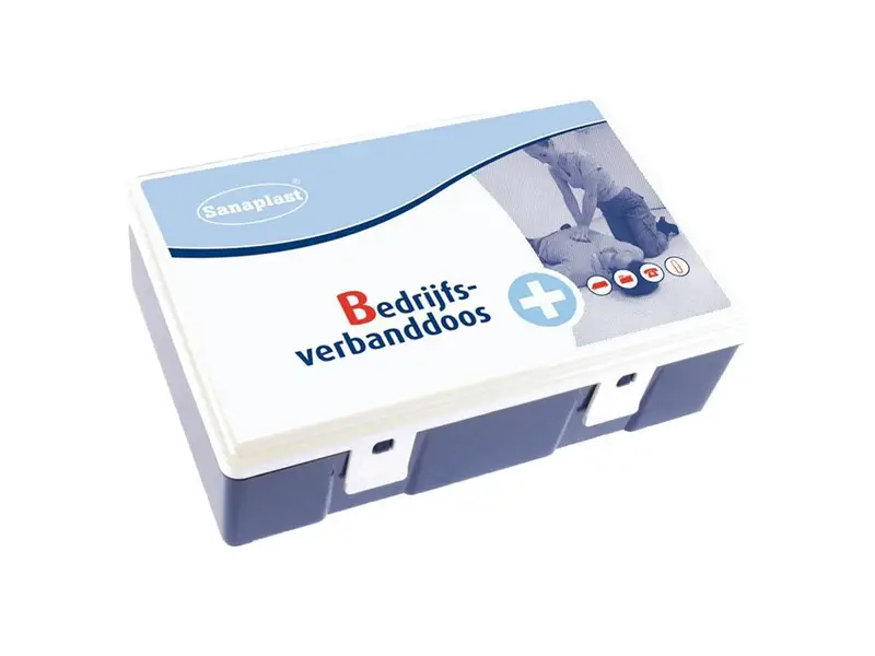 Universele complete bedrijfsverbanddoos B inclusief wandhouder