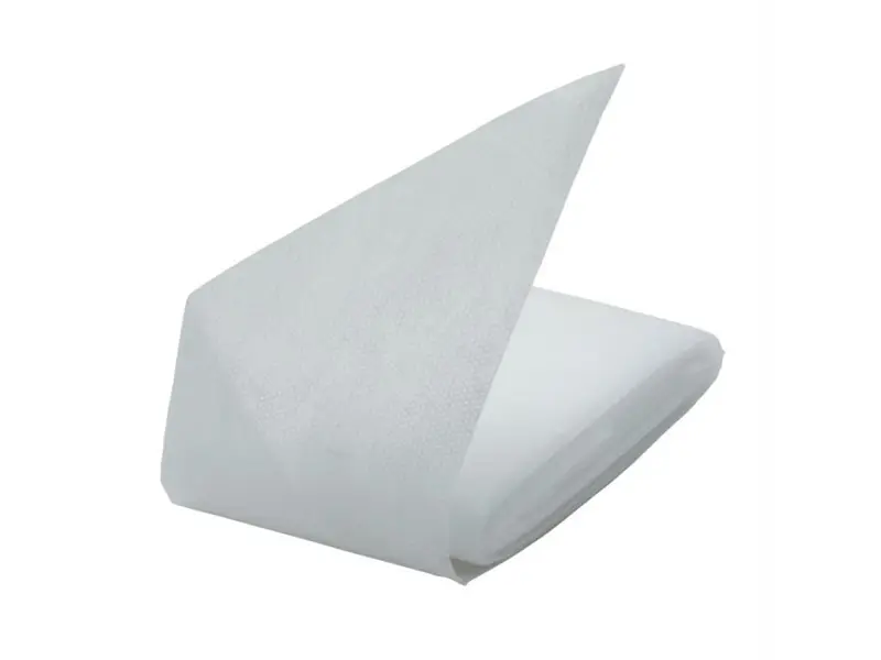 Driekante doek non-woven wit 96x96x136 cm