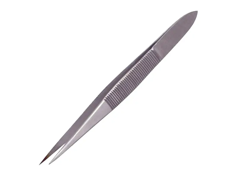 Puntpincet RVS 10 cm