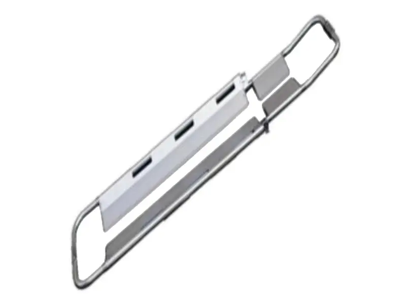 Schepbrancard aluminium met brancardriemen 200x43x7 cm