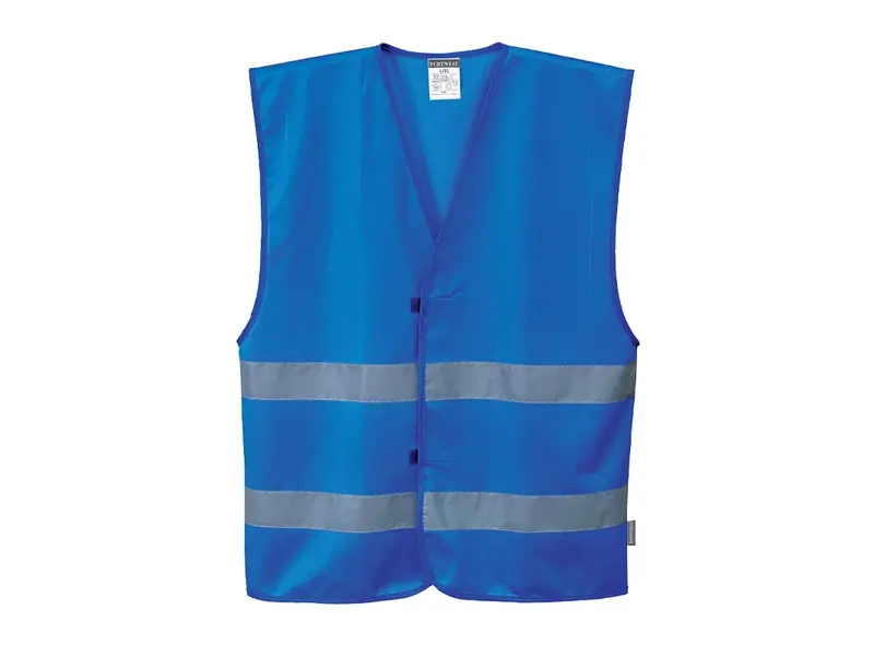 Portwest F474 Iona Vest gekleurd reflecterend veiligheidshesje korenblauw