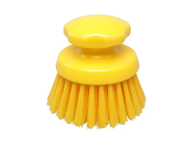 Werkborstel rond medium FBK 54134-4 ø125 mm geel