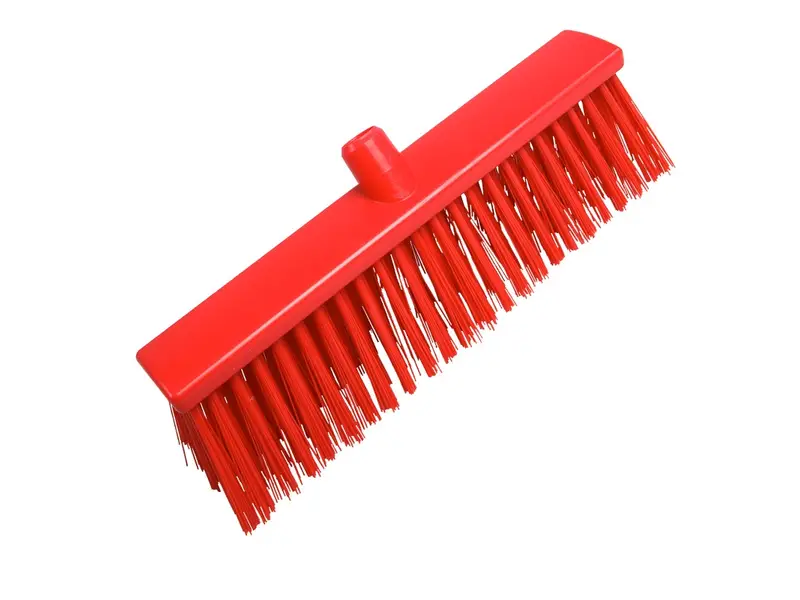 Bezem hard FBK 25190-3 400x60 mm rood