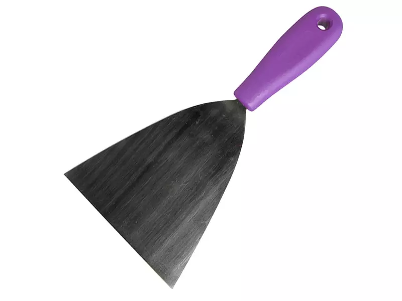 FBK 88100-8 handschraper polypropyleen met flexibel RVS blad 120 mm paars