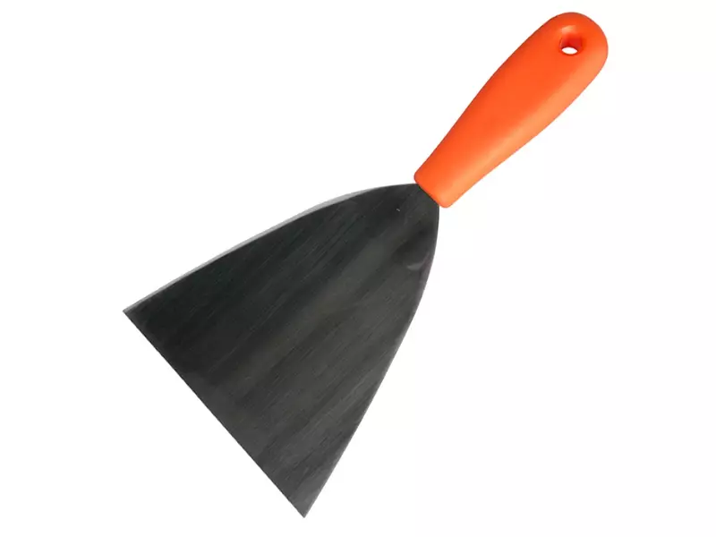 FBK 88100-7 handschraper polypropyleen met flexibel RVS blad 120 mm oranje