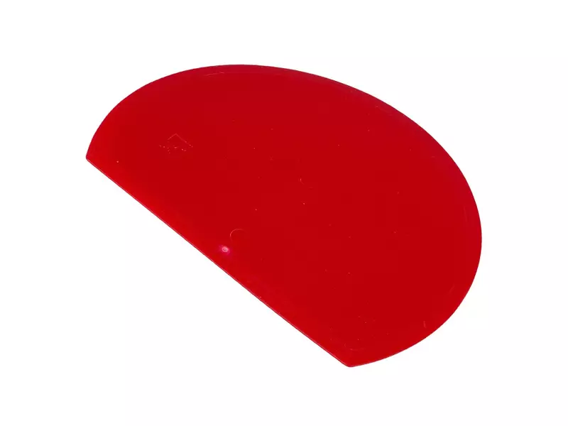 FBK 81916-3 deegschraper polypropyleen 160 mm rood