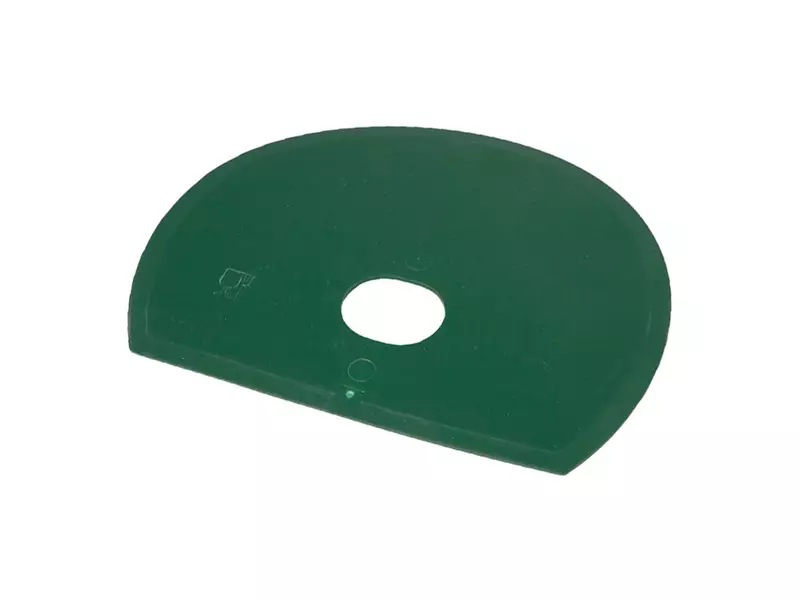 FBK 71915-5 deegkrabber met gat detecteerbaar 160 mm groen
