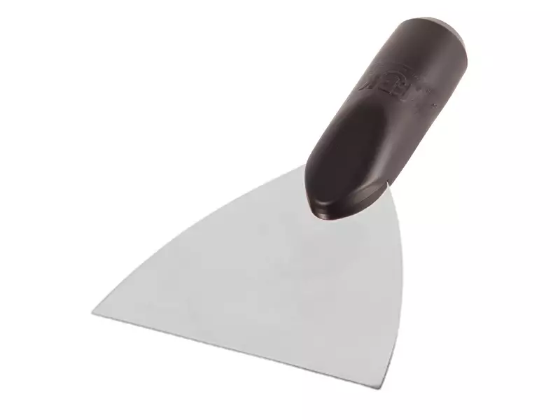 Vloerschraper buigzaam RVS blad FBK 28120-6 120 mm zwart