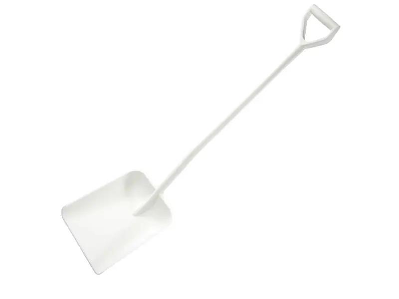 FBK 15104-1 schop D-grip ergonomisch groot blad 1330 mm wit