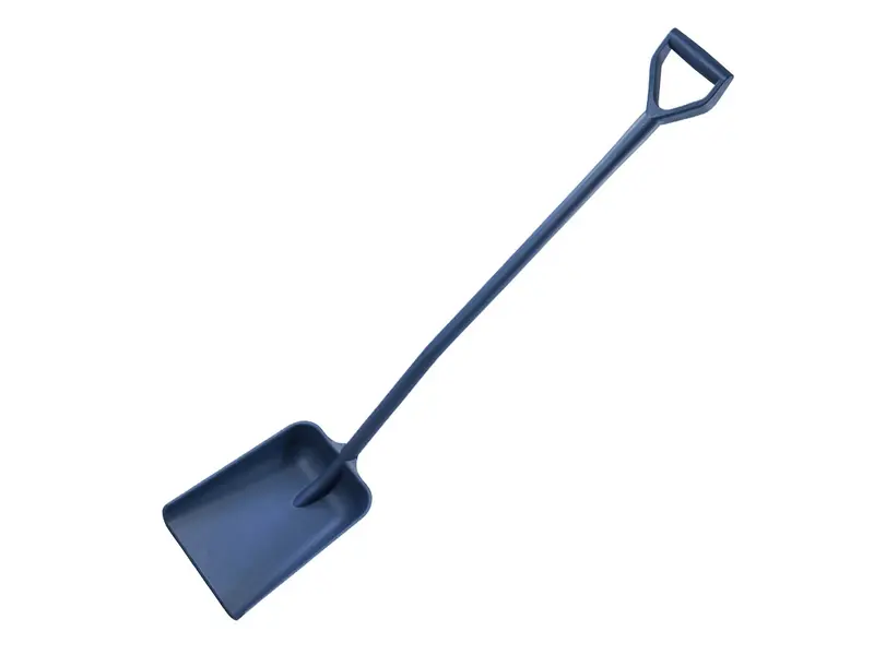 FBK 75103-2 schop detecteerbaar D-grip 1330 mm blauw