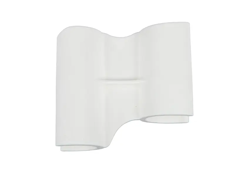 FBK 80204-1 steelclip polypropyleen voor hotelstofblik wit